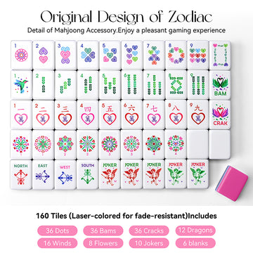 American Heart-Shaped Mahjong color box