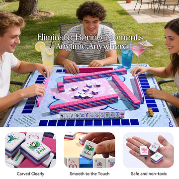 American Heart-Shaped Mahjong color box