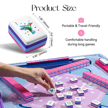 American Heart-Shaped Mahjong color box